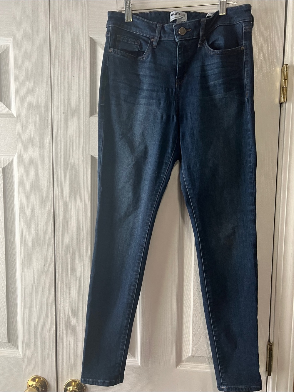 William Rast Navy Skinny Jeans